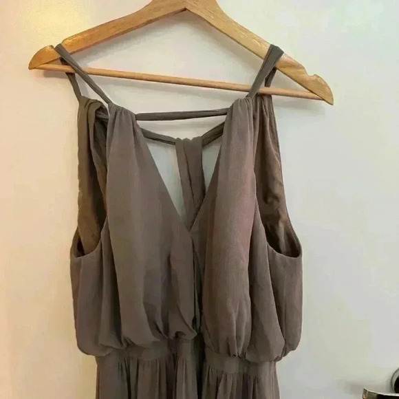 WATTERS Stone Fleurette Party Cocktail Gown - Picture 5 of 7